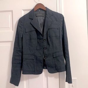 Elie Tahari blazer/jacket size 4 navy